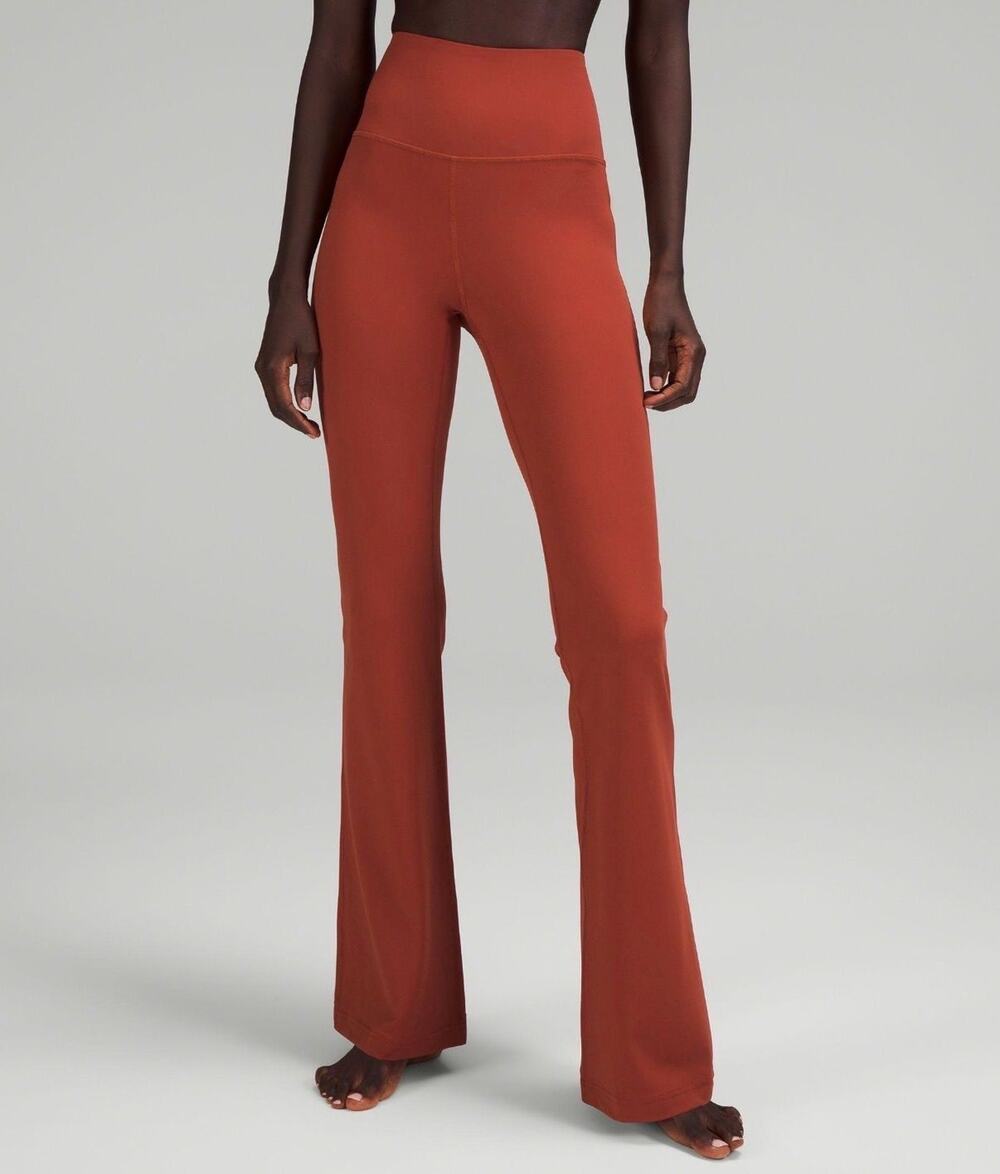 Lululemon Groove Nulu Super High Rise Flare Pant Cayenne Size 10